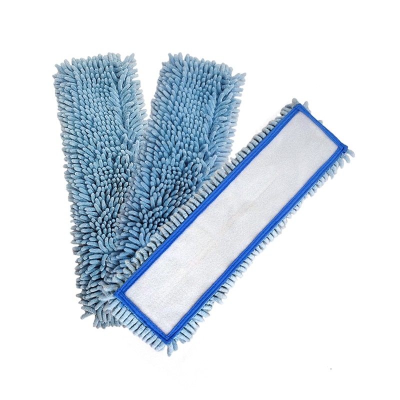 Chenille klittenband plat mop kussen